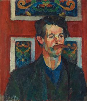 Henrik Rom, "Selfportrait".