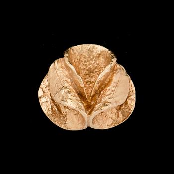 HÄNGE, 18 k guld, Theresia Hvorslev för Mema, Lidköping. Vikt ca 7 g.