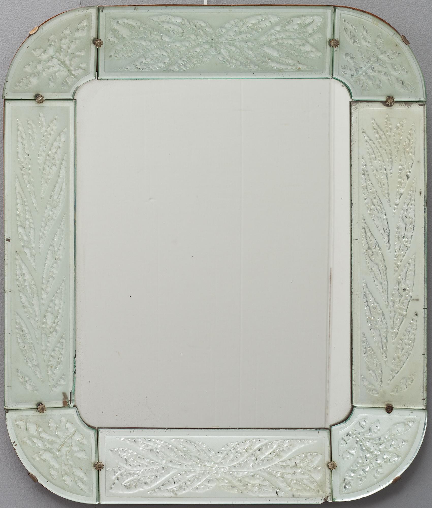 SPEGEL, glas. 1900-talets mitt.