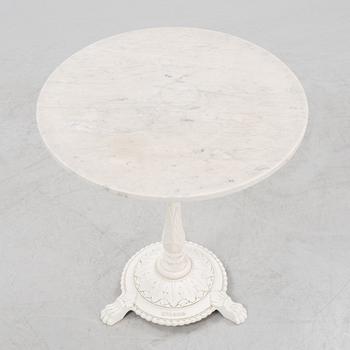 A Byarum garden table later part of the 20th century.