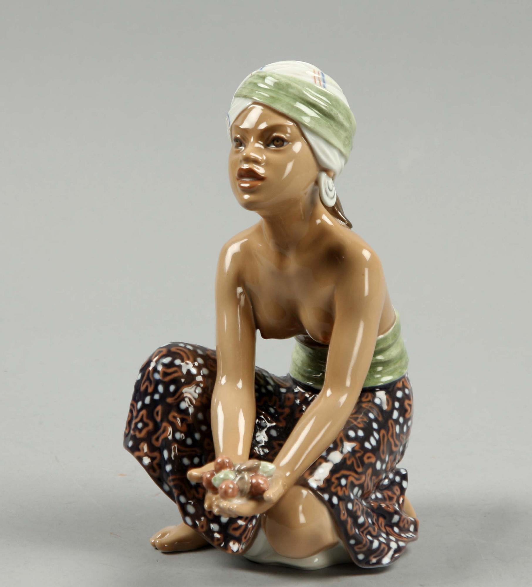 FIGURIN, porslin, Dahl Jensen, Danmark.