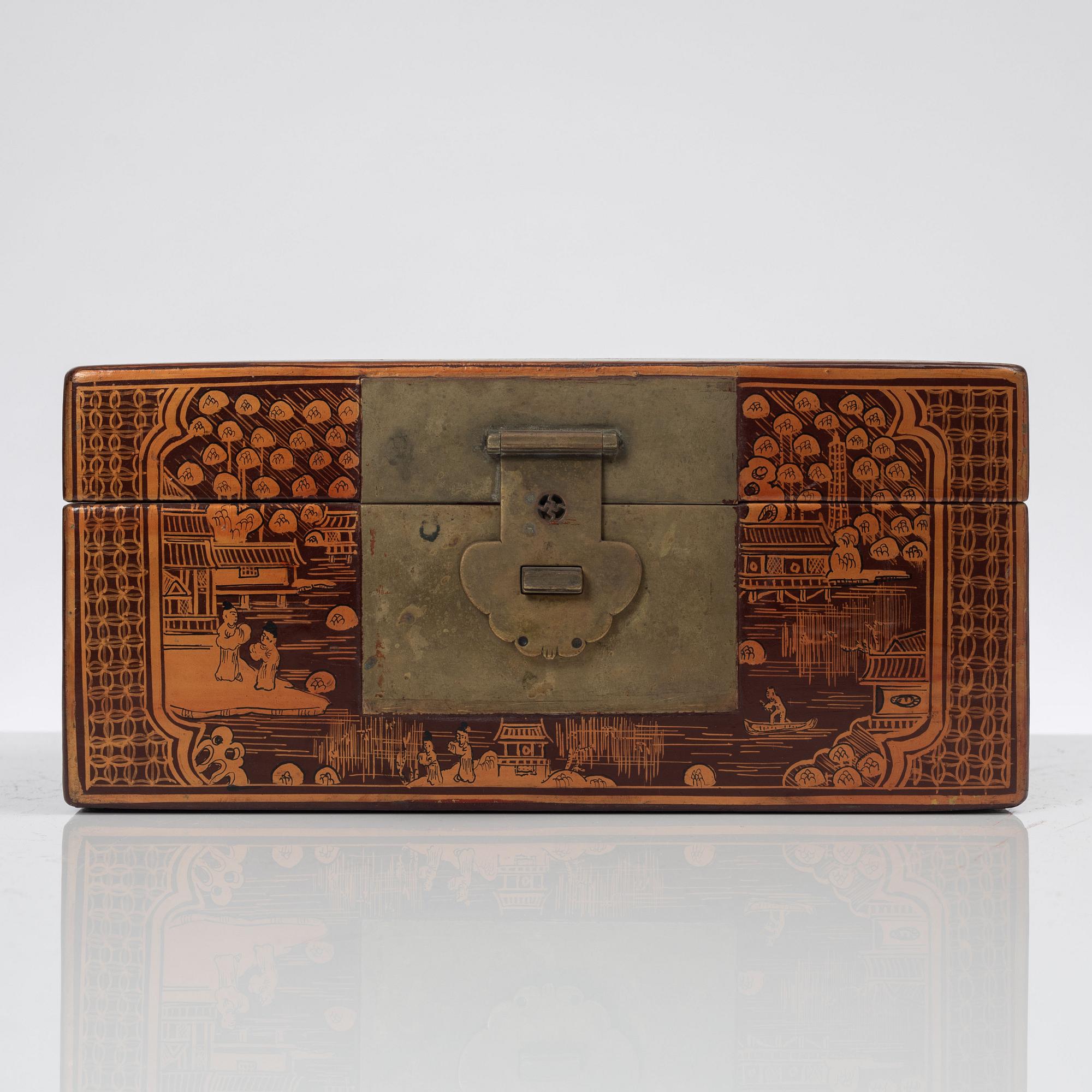 A Chinese box, early 1900.