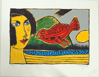 BEVERLOO CORNEILLE, silkscreen, sign o dat -99, numr 50/200.