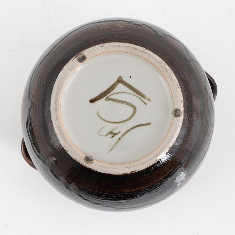Carl-Harry Stålhane, a stoneware urn/pot, Designhuset, Sweden.