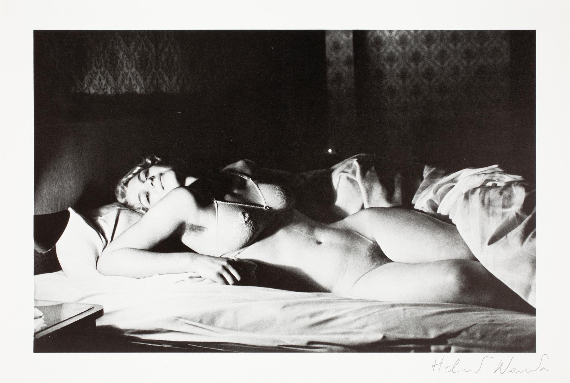 HELMUT NEWTON, "Berlin Nude", 1977, offset, sign.
