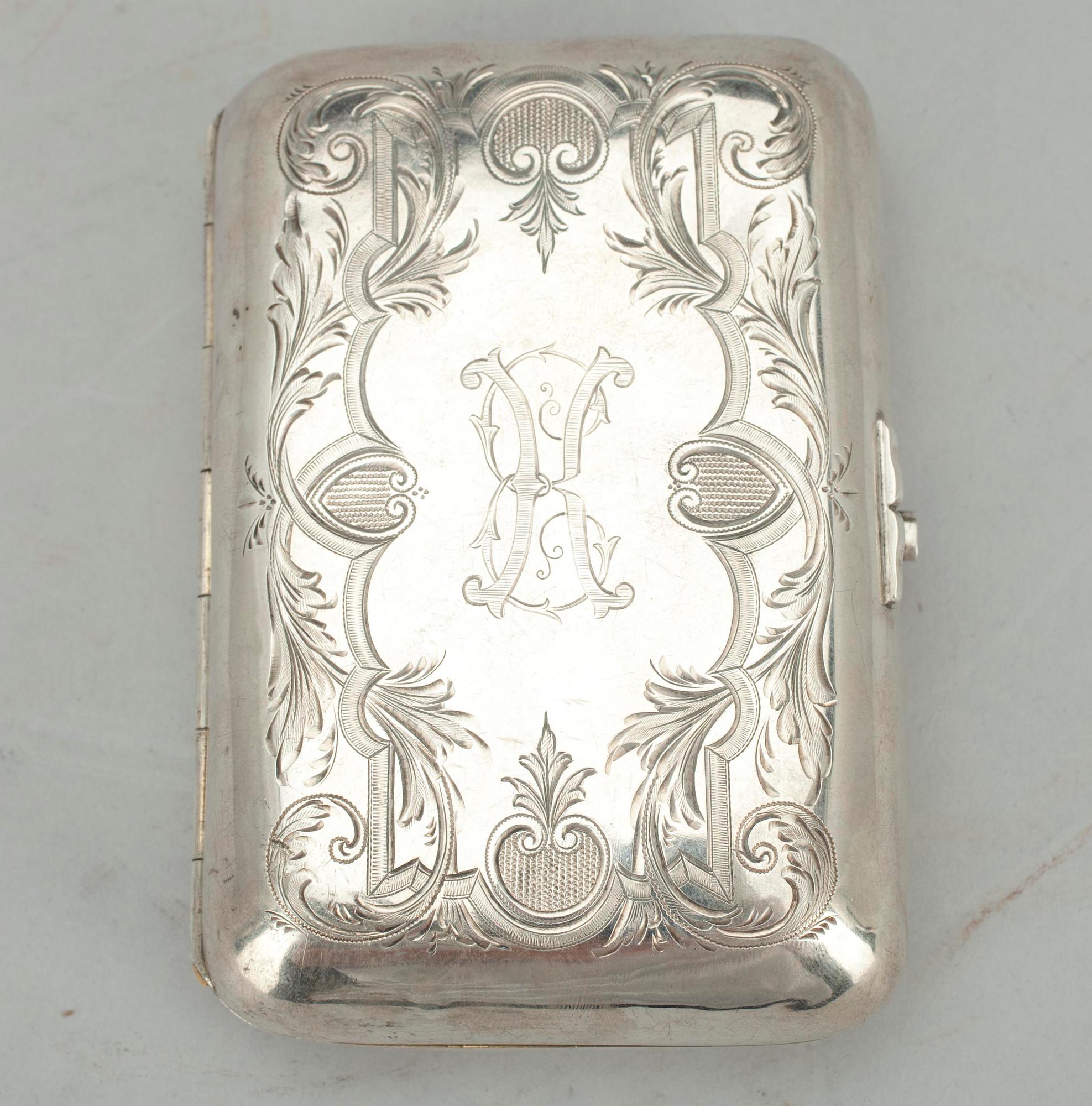 DOSA, silver, Johan Alfred Appelgren, Åbo 1890. Vikt 132 g.