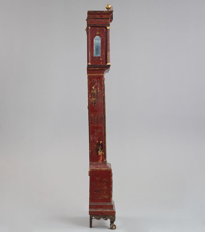 A William Webster Exchange Alley London, longcase clock, early 18th century.