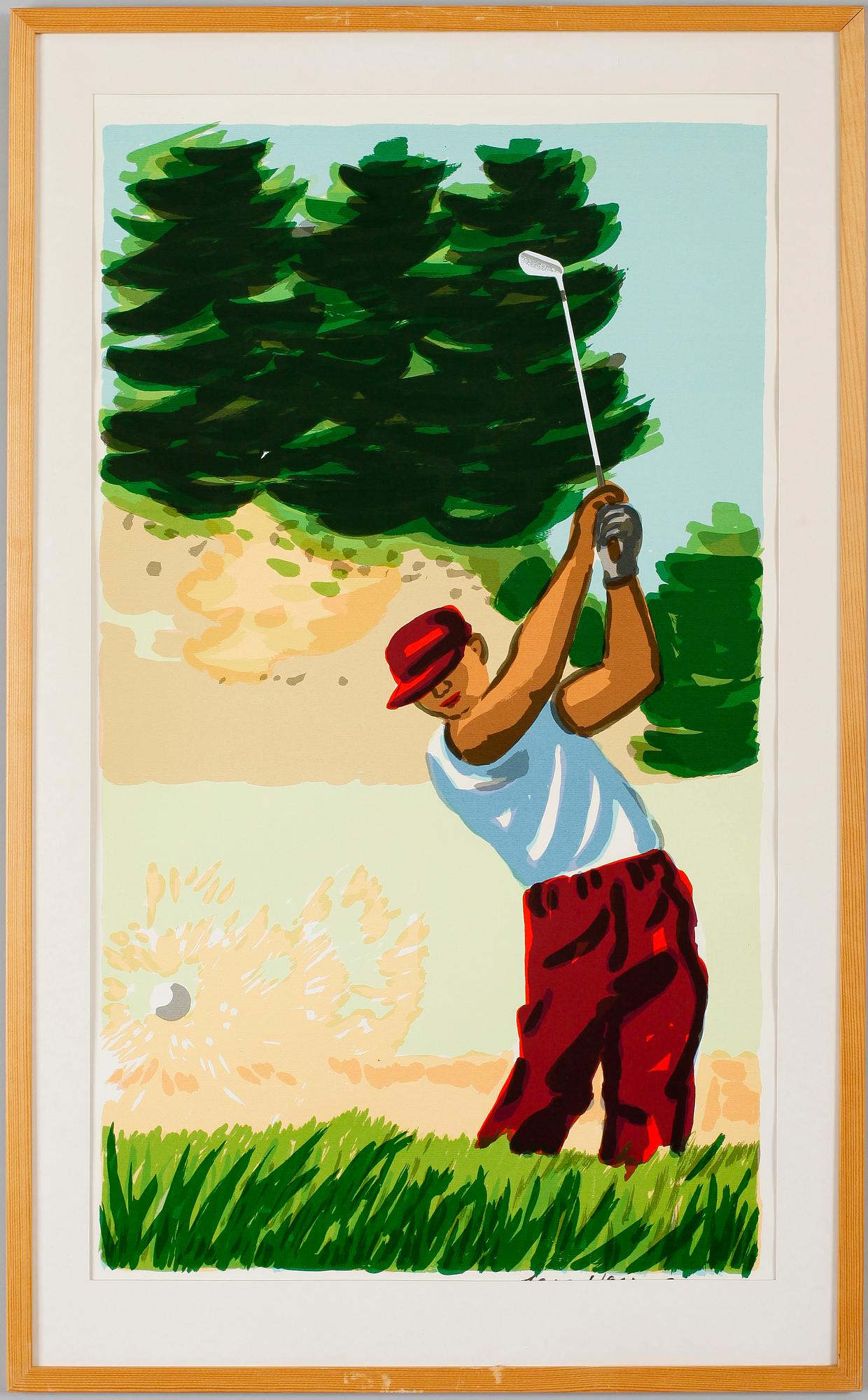 LARS NORRMAN, svit om 5 st, färglitografier, sign, numr bla 179/360.