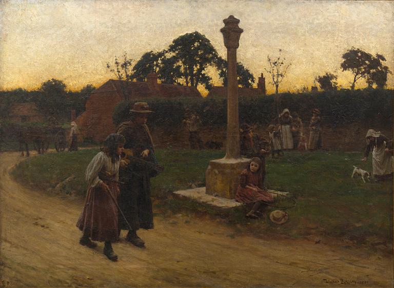 WALTER LANGLEY, oil on canvas, signed Walter Langley and dated 1899.