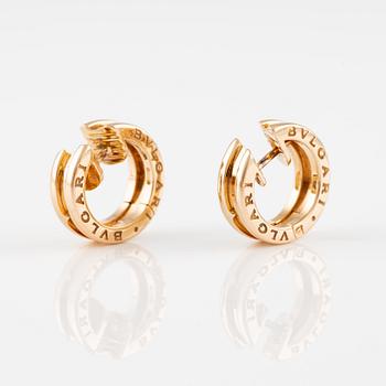 Bulgari ett par örhängen B. Zero1 18K roséguld.