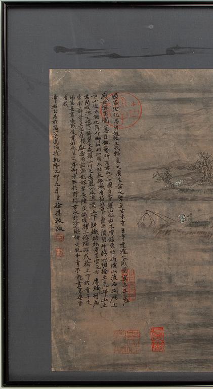 Unknown artist, watercolour on paper, China, 20th Century.