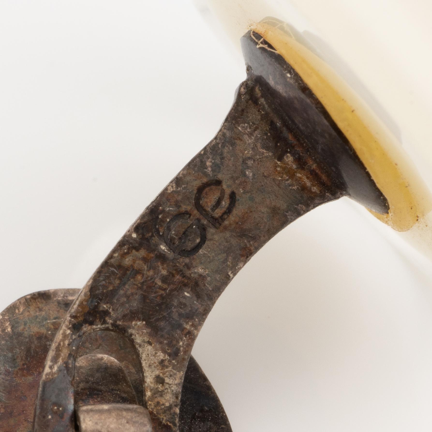 Siv Lagerström, three pairs of cufflinks, acrylic plastic, 1970s.