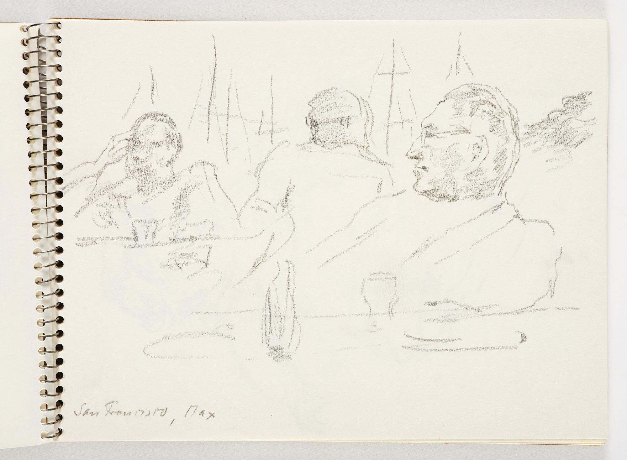 Lotte Laserstein, 4 skissböcker med blyertsteckningar.