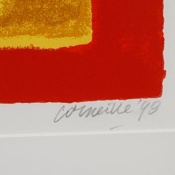 BEVERLOO CORNEILLE, färglitografi, signerad och daterad 98 samt numrerad 67/200.