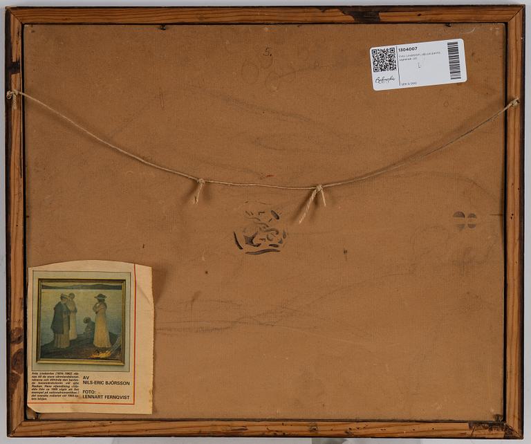 Fritz Lindström, oil on board, signed and dated -29.