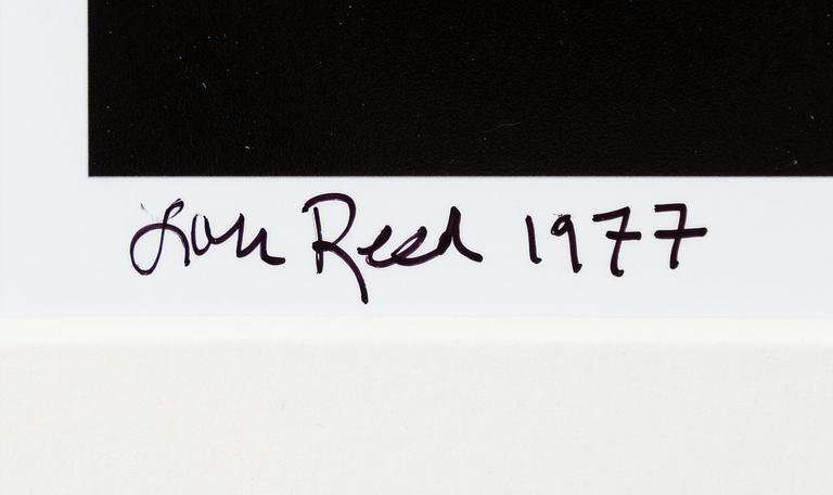 Lynn Goldsmith, "Lou Reed recording studio", 1977.