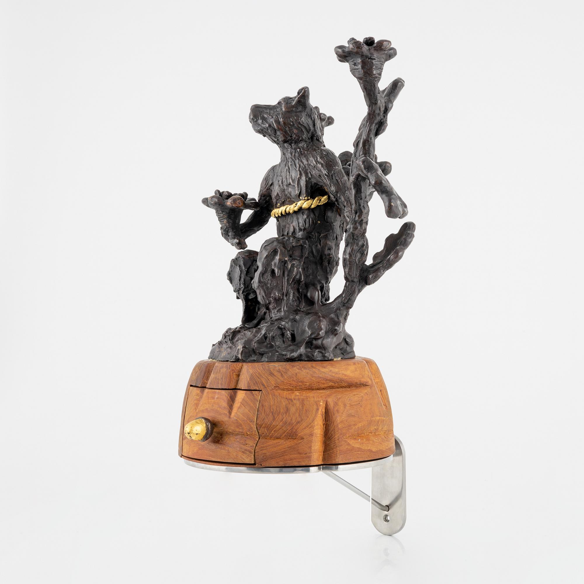 Ernst Billgren, skulptur, brons, signerad EB, numrerad 16/100.