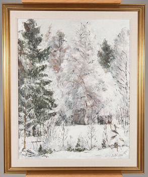 AARES SALLI, öljy kankaalle, signerad och daterad 1979.