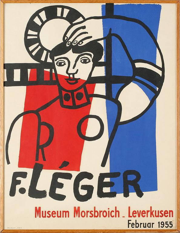 FERNAND LÉGER, after, poster, Mourlot, Paris.