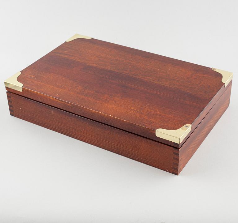 BESTICK, 36 delar, silver, "Gammal fransk", GAB, Eskilstuna, 1900-talets fjärde kvartal.