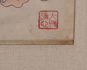 Unidentified artist, Erotic subject, known as Shunga.