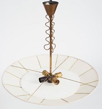 Swedish Modern, a ceiling lamp, 1940s.
