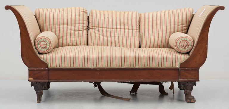 SOFFA, empire, 1800-talets första häft.