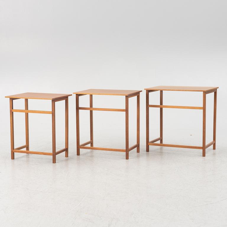 Josef Frank, satsbord, 3 delar, modell 618, Firma Svenskt Tenn, före 1985.