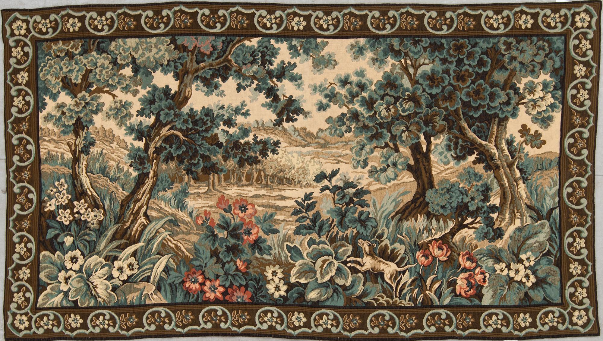 VÄVNAD, gobelängteknik. 1900-tal. Frankrike.