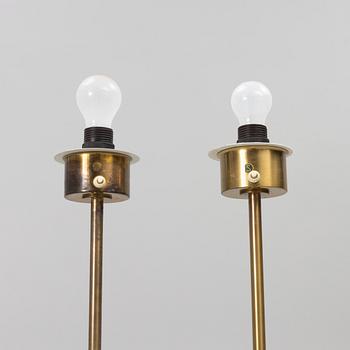 Hans-Agne Jakobsson, floor lamps, a pair, Markaryd, second half of the 20th century.