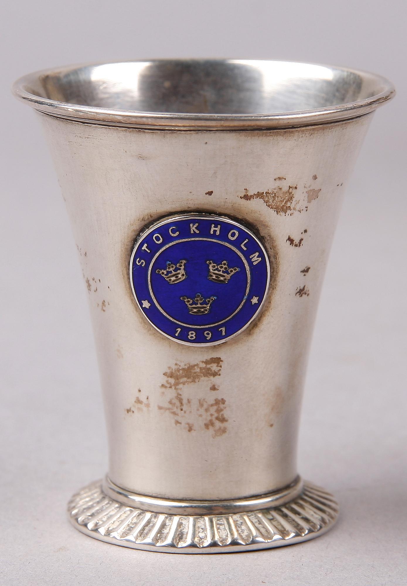 PARTI SILVER, 3 delar, samt SOCKERSKÅL, nysilver.