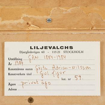 Gösta Adrian-Nilsson, "Gul Figur".