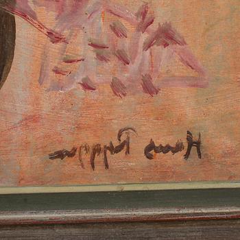 HANS RYGGEN, olja på papper/pannå, signerad och daterad 1946.