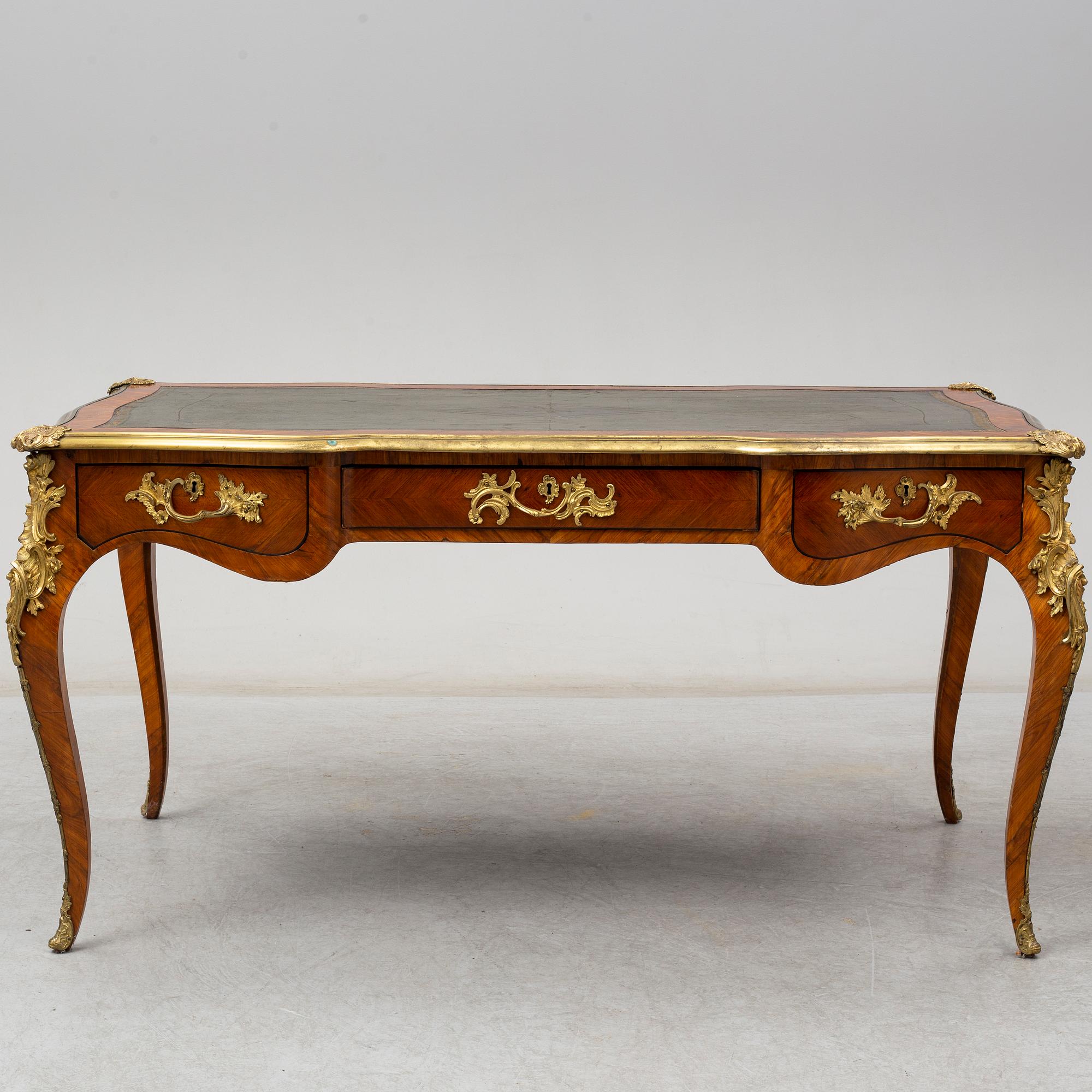 A second half 19th century Louis XV-style writing desk.