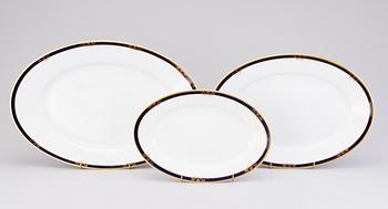 MATSERVIS, 36 delar, porslin, AB-modell, Arabia, Finland 1928-32.
