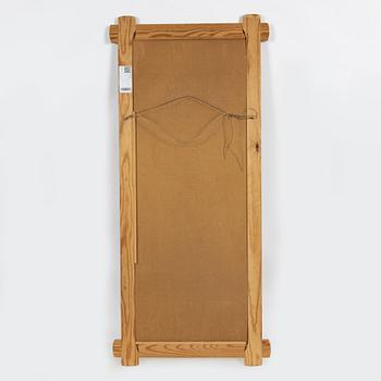 Uno Vallman, Spegel med målad ram.