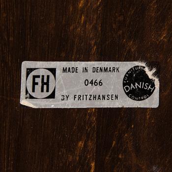 A 1966 '3600' dining table for Fritz Hansen, Denmark.