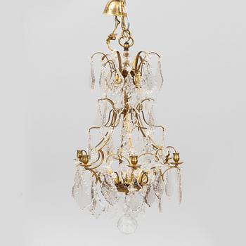 A Rococo style chandelier, first half of the 20th Century.