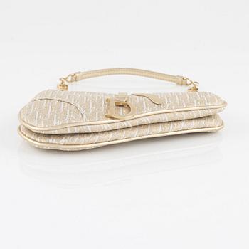 Christian Dior, A vintage 'Mini saddle clutch'.