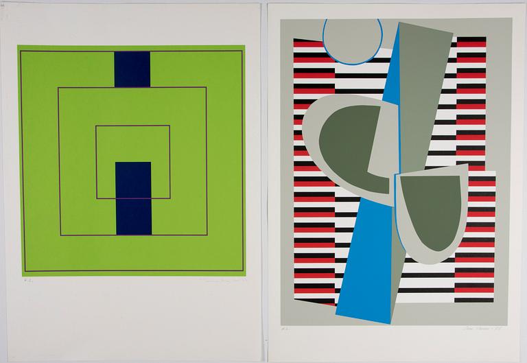 GRAFIIKKASALKKU, serigrafioita, 11 kpl.