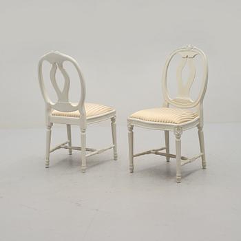 STOLAR, 6 st, gustaviansk stil, 1900-talets andra hälft.
