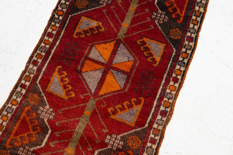 An antique, central Anatolian yastik fragment, c. 113 x 53 cm.