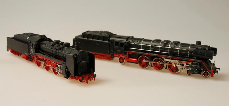 ÅNGLOK, 4 st, Fleischmann, Trix Express, Roco samt Piko, H0.