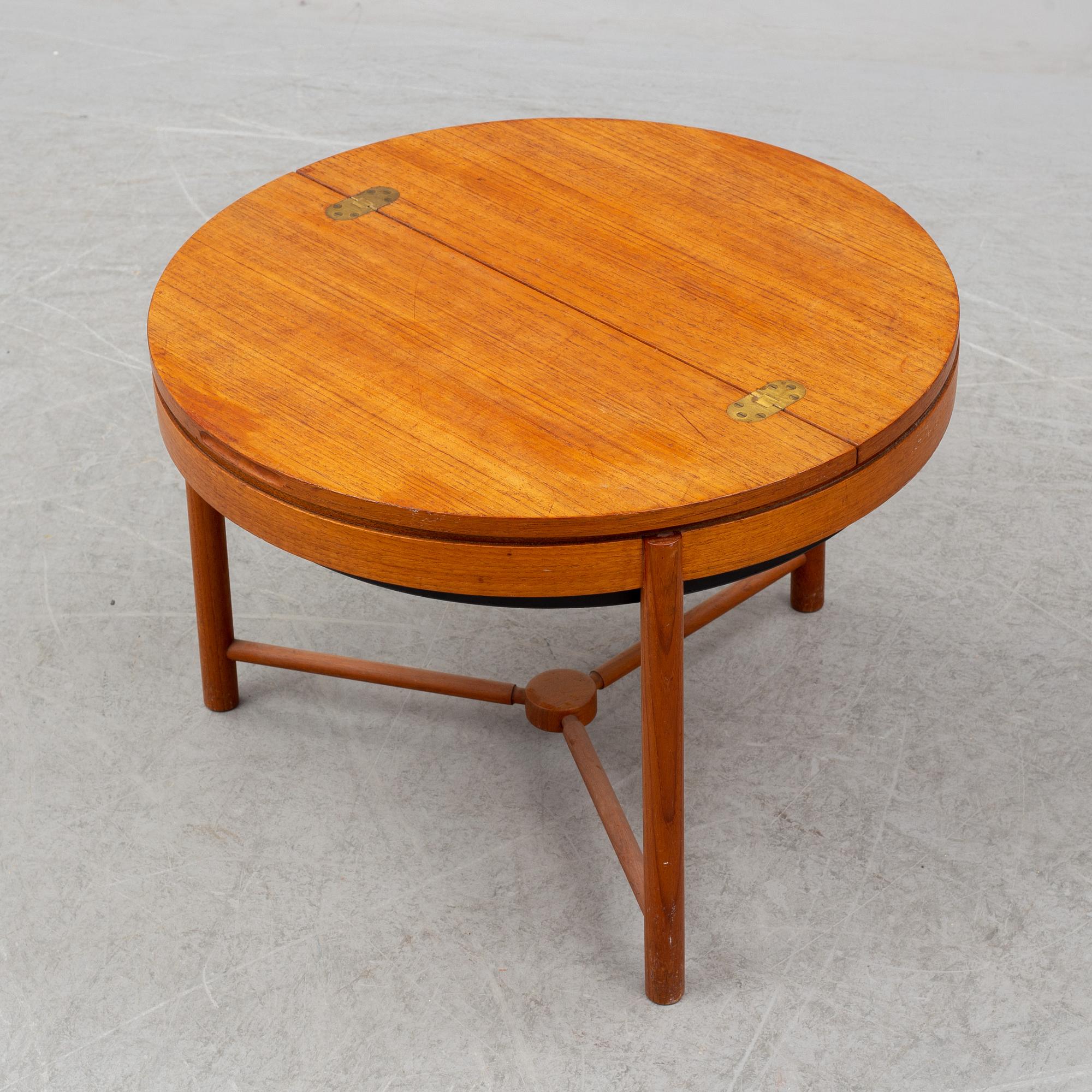 A teak sewing table, Rastad & Relling för Rasmus Solberg, Norway, 1962. Signed with label.