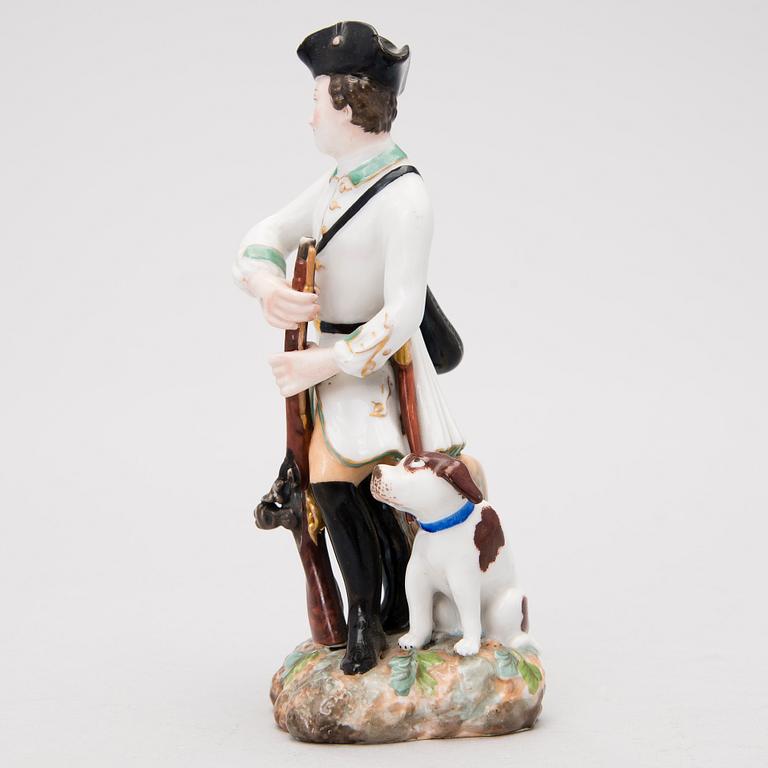 A RUSSIAN POPOV FIGURINE, porcelain, early 19th century.