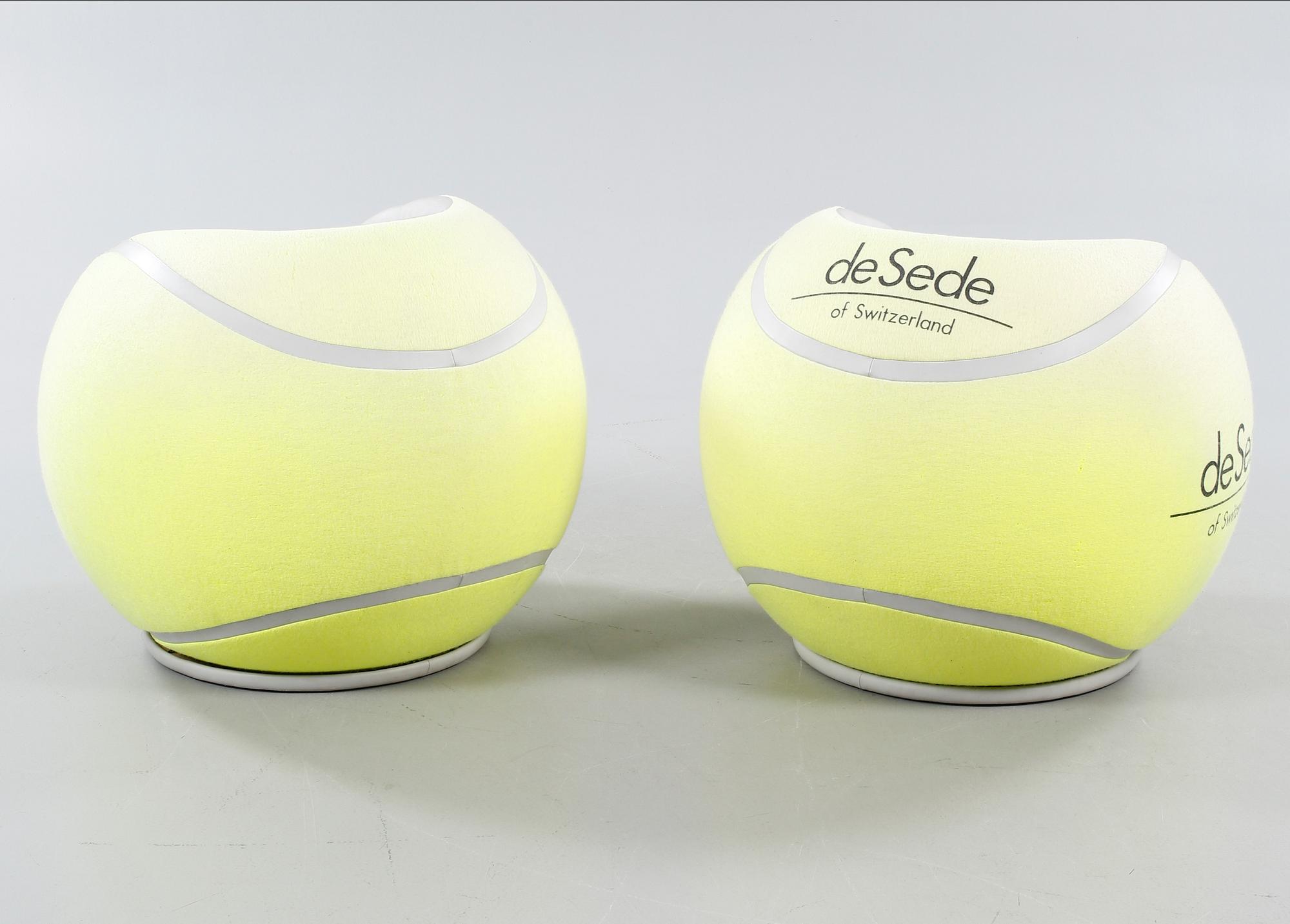 A pair of chairs, model DS-9100/01, made by de Sede in Switzerland, i produktion 2005.