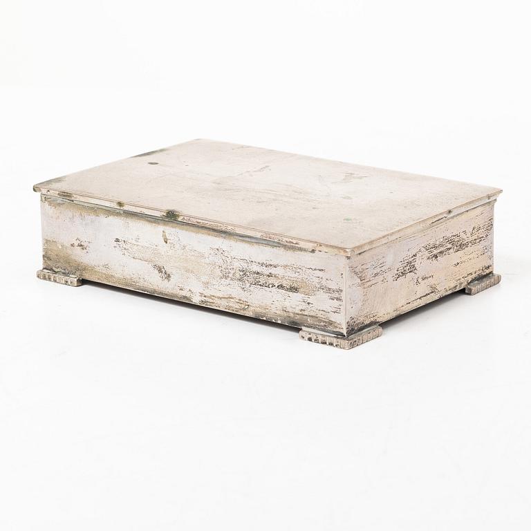 Carl Fredrik Carlman, A silver cigar box, 1936 Stockholm.
