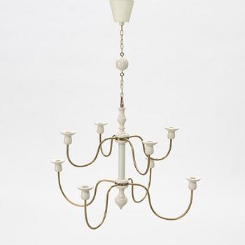 Josef Frank, chandelier, model 2586, Svenskt Tenn.