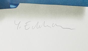 Yrjö Edelmann, "Stringed blue ocean".