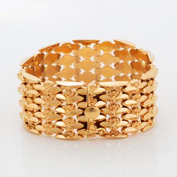 18K gold bracelet, Vicenza, Italy.
